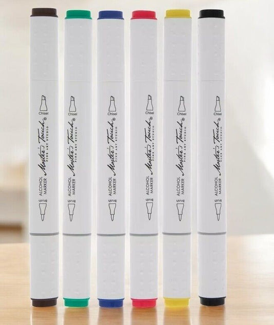 Master's Touch 6 Color Alcohol Markers 1762376