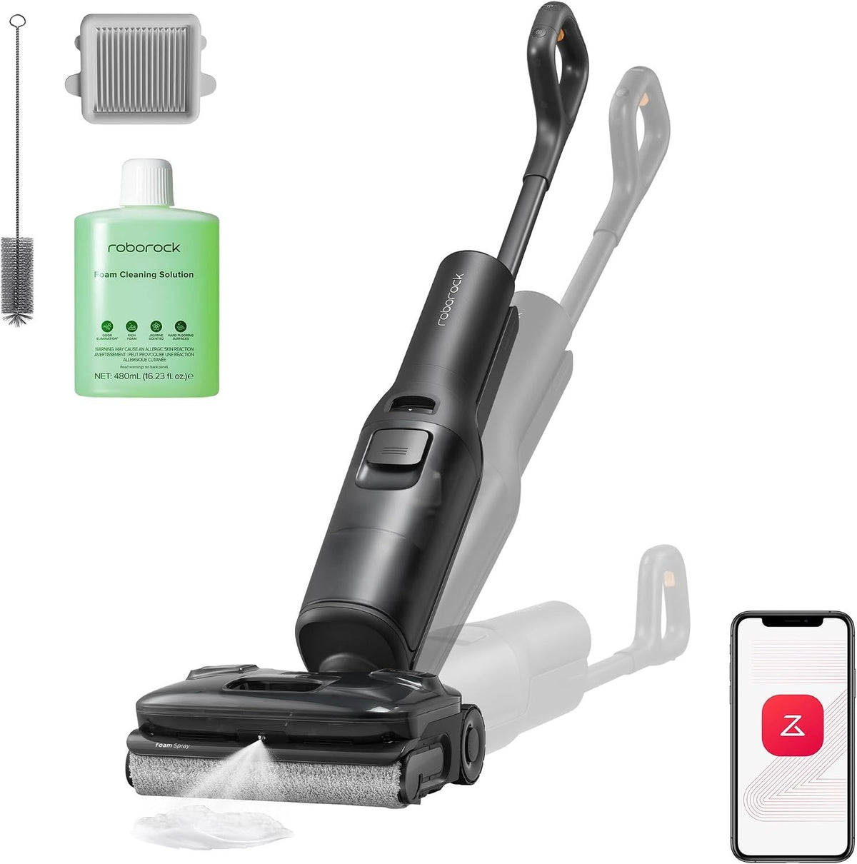 Roborock F25 ACE PRO Hard Floor Cleaner Wet/ Dry Navigation & Self Cleaning