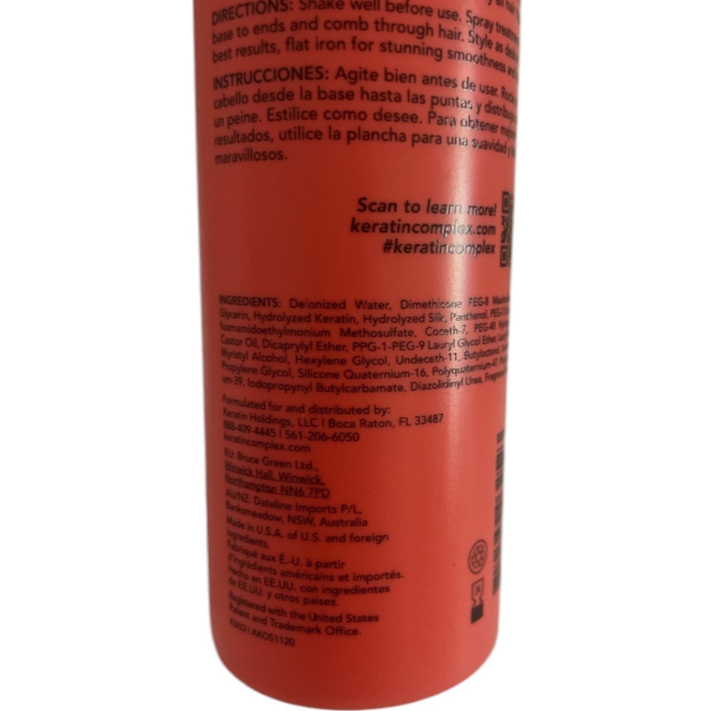 Keratin Complex Keratin Obsessed Multi-Benefit Treatment Spray 5 oz / 150 ml NEW