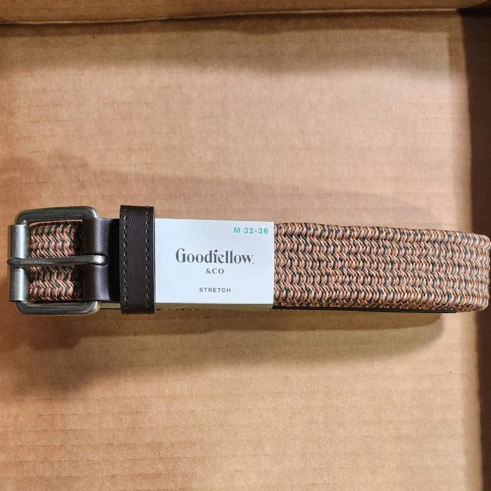 GoodFellow&Co Men's Stretch Belt 32-36, NWT