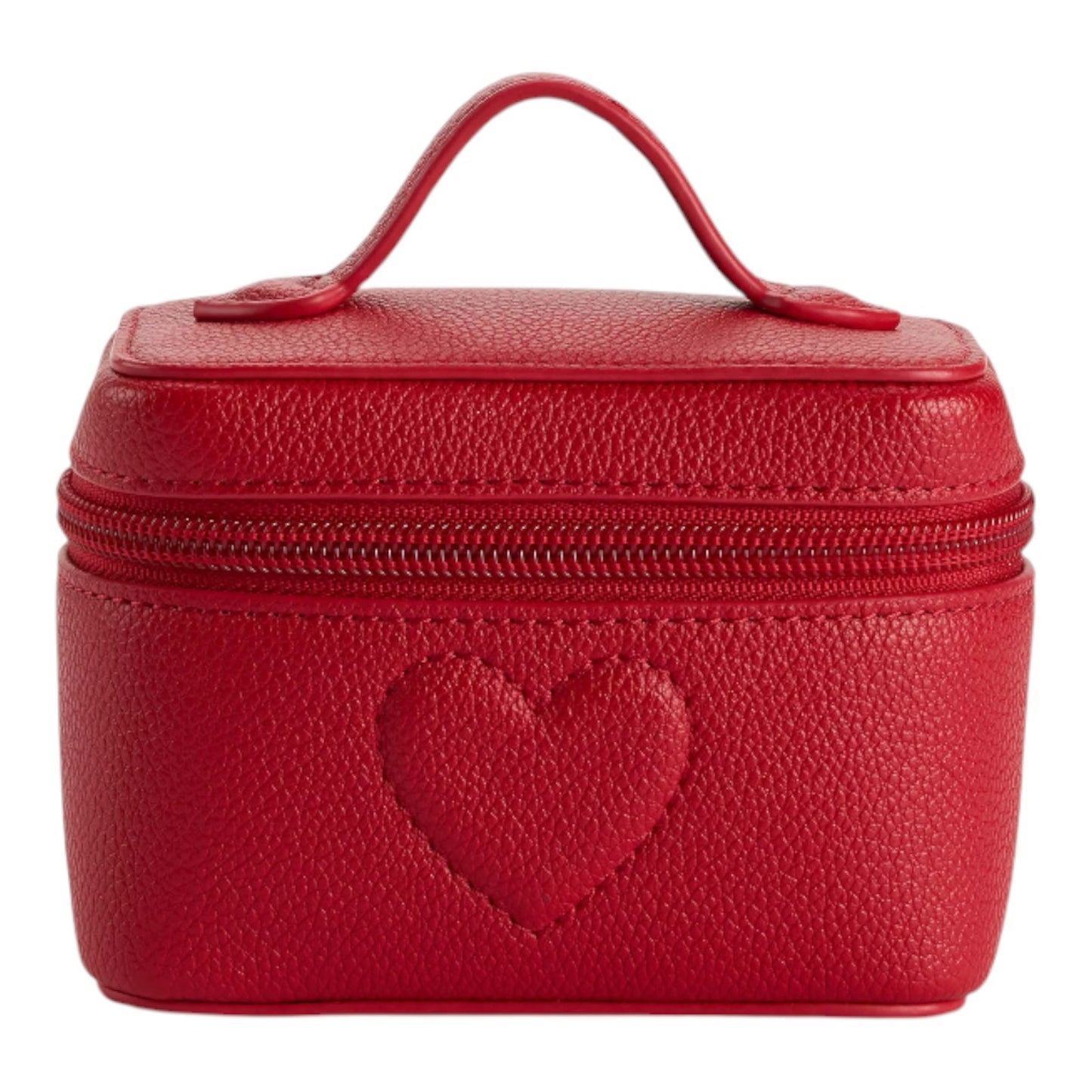 LC Lauren Conrad Red Top Handle Coin Pouch With Heart Design | #71609530