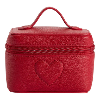 LC Lauren Conrad Red Top Handle Coin Pouch With Heart Design | #71609530