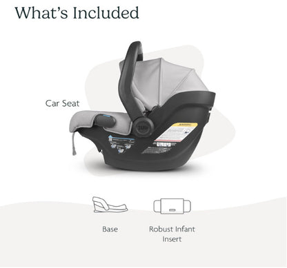 UPPAbaby MESA V2 Infant Seat- Stella (Grey mélange) + Base for MESA/MESA V2