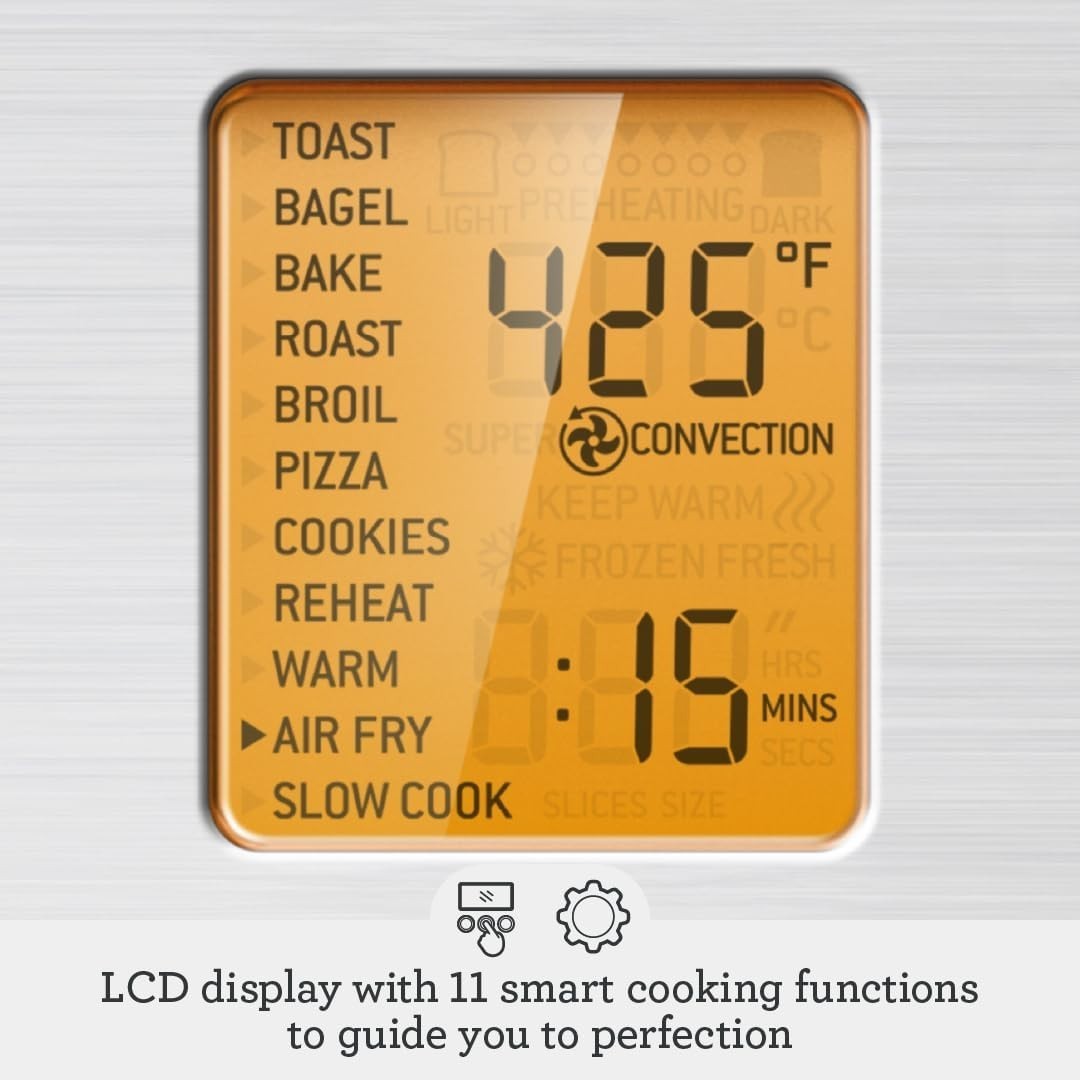 Breville BOV860BSS Smart Oven Air Fryer and Convection Oven, 0.8 cu. ft. Stainle