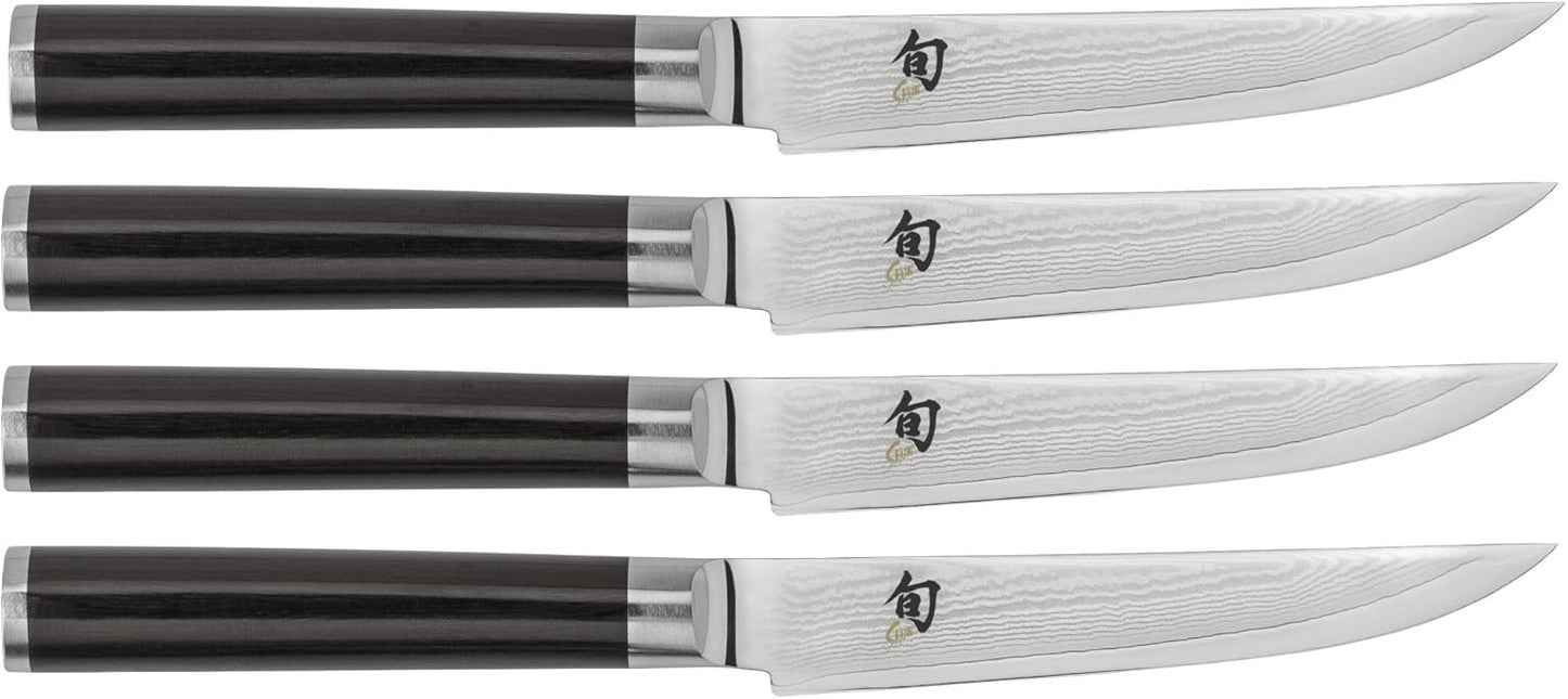 Shun DMS400 Classic 4-Piece Steak Knife Set - Brand New!