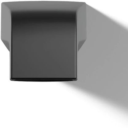 Kohler 30105-BL Pitch Wall-Mount Non-Diverter Bath Spout, Matte Black
