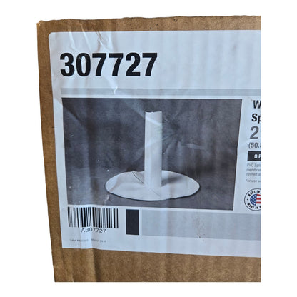 Weatherbond #307727 PVC Split Pipe Seal, 2 inch O.D Pipe, White (Carton/8)