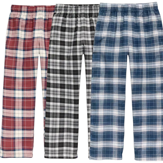 Old Navy Unisex Youth Plaid Flannel Pocketed Pajama Pants |  #788071 | NWT