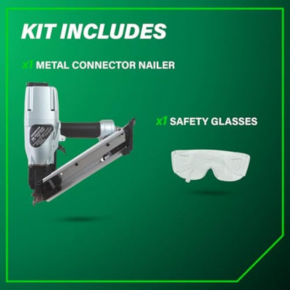 Metabo HPT NR65AK2SM 36° 2-1/2" Strap-Tite Metal Connector Strip Nailer New