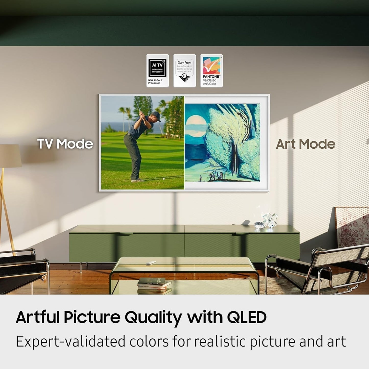 Samsung 50 inch The Frame LS03FA QLED 4K Art Mode Vision AI Smart TV (2025)