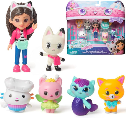 Gabby's Dollhouse: The Movie, Cat-Venture Crew Pack, 11-Piece Toy Figure Set NEW