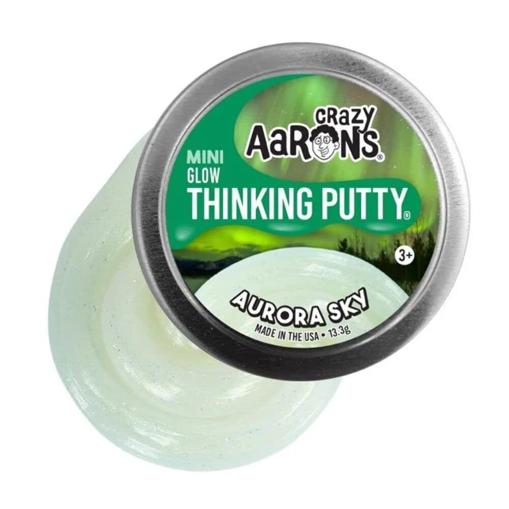 Crazy Aarons Puttyworld Aurora Sky Thinking Putty Mini Tin 0.47 oz.