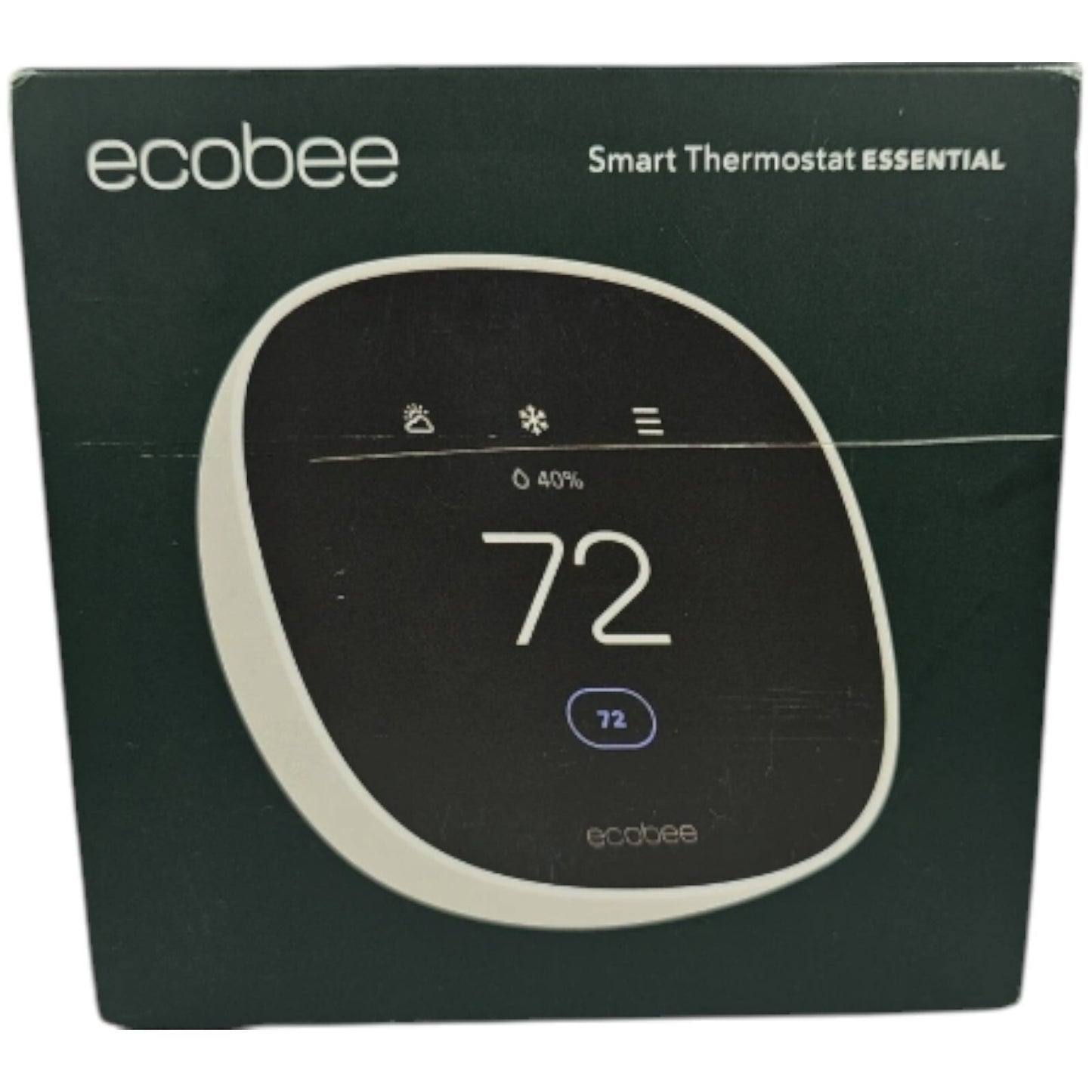 Ecobee Smart Thermostat Sealed Compatable W/Siri, Alexa, and Google W/ Trim Kit