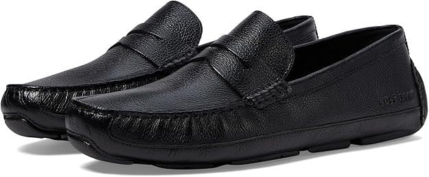COLE HAAN WYATT PENNY DRIVER Men's Casual Shoes Loafers - Black - C38479