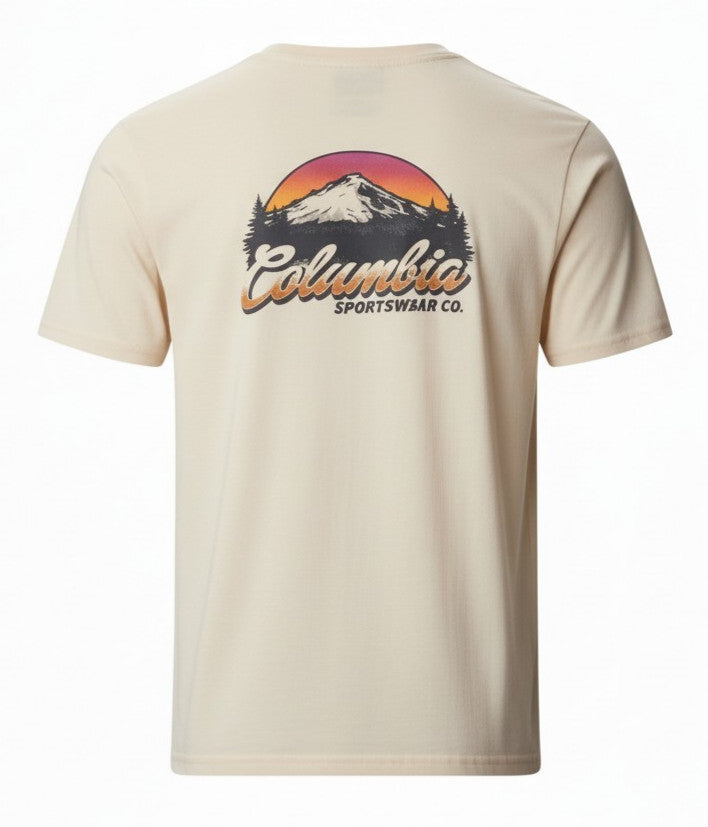 Columbia Men's CSC Kranston SS Tee | Color = Chalk | Size L & XL