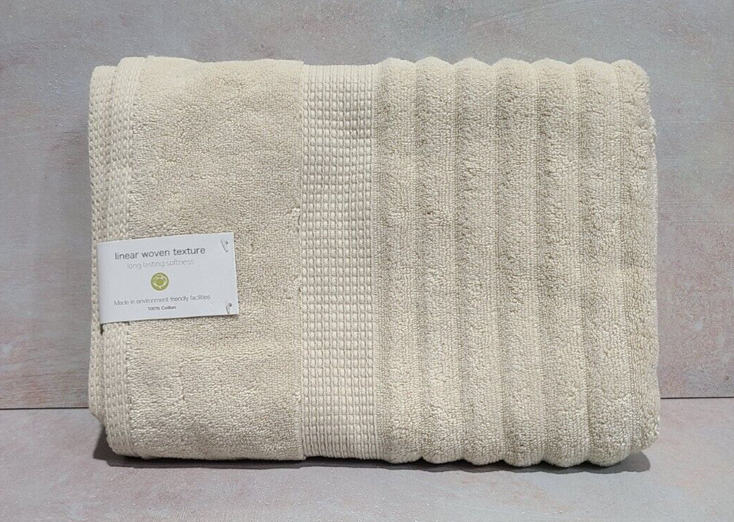 Linear Woven Texture Bath Towel