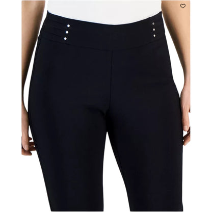JM Collection Petite Tummy-Control Comfort waistband Pants, Black or Blue