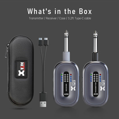 Xvive A58 Wireless Guitar System Black