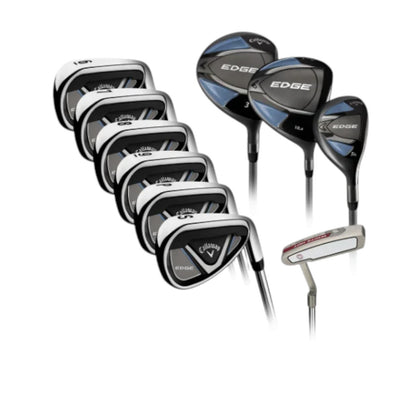Callaway Edge Stiff Flex 10-piece Golf Club Set, Right Handed
