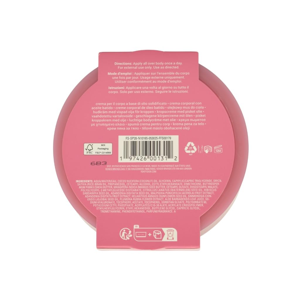 Whipped Oil Body Cream with Tropical Oils and Shea Butter by Fenty Skin