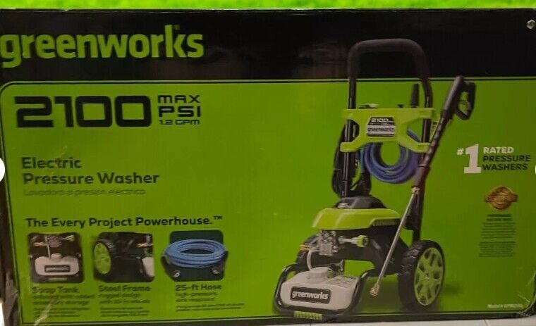 Greenworks 2100 PSI 1.2-GPM Cold Water Electric Pressure Washer