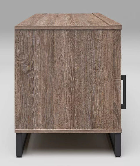 Mixed Material TV Stand for TVs up to 54" - Gray - Room Essentials