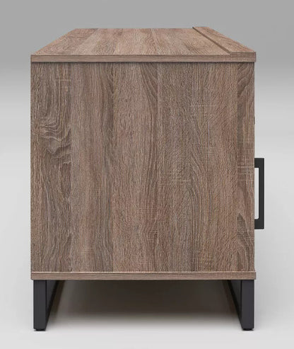 Mixed Material TV Stand for TVs up to 54" - Gray - Room Essentials