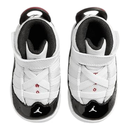 Jordan 6 Rings (TD) Toddlers' Shoes White/Black-Varsity Red 323420-164 10c