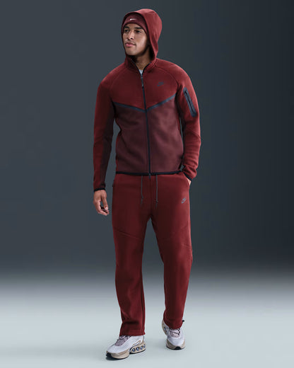 Nike Tech Fleece Open-Hem Pants Men’s Large IM0697-619 Dark Team Red