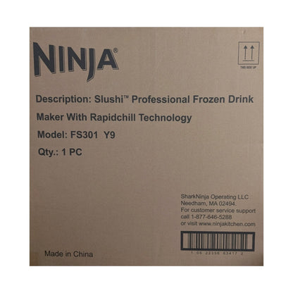 NINJA FS301 PROFESSIONAL MAKER RAPIDCHILL TECHNOLOGY 88OZ DRINK MACHINE BLACK