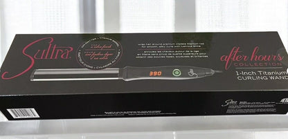 Sultra After Hours Collection 1 Inch Titanium Clipless Styling Curling Wand PRO