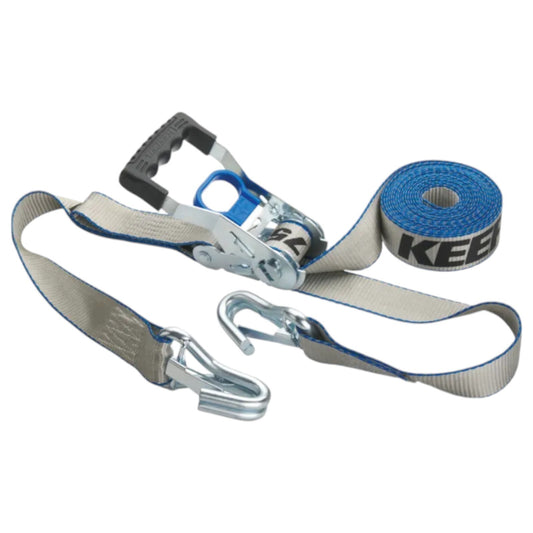 Keeper Extreme Webbing Tie Down Ratchet Strap, 16 ft x 1.5 in, 1667 lbs., 2-Pack
