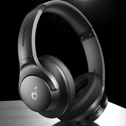 Soundcore Q20i Wireless Over-Ear Headphones 40H Long ANC Play Big Bass NIB