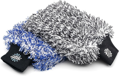 The Rag Company - The Cyclone Ultra Wash Mitts - 70/30 Gauntlet Blend Korean