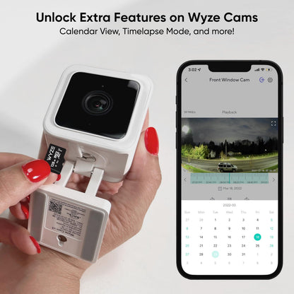 Wyze Expandable Storage MicroSDHC Card Class 10, Black