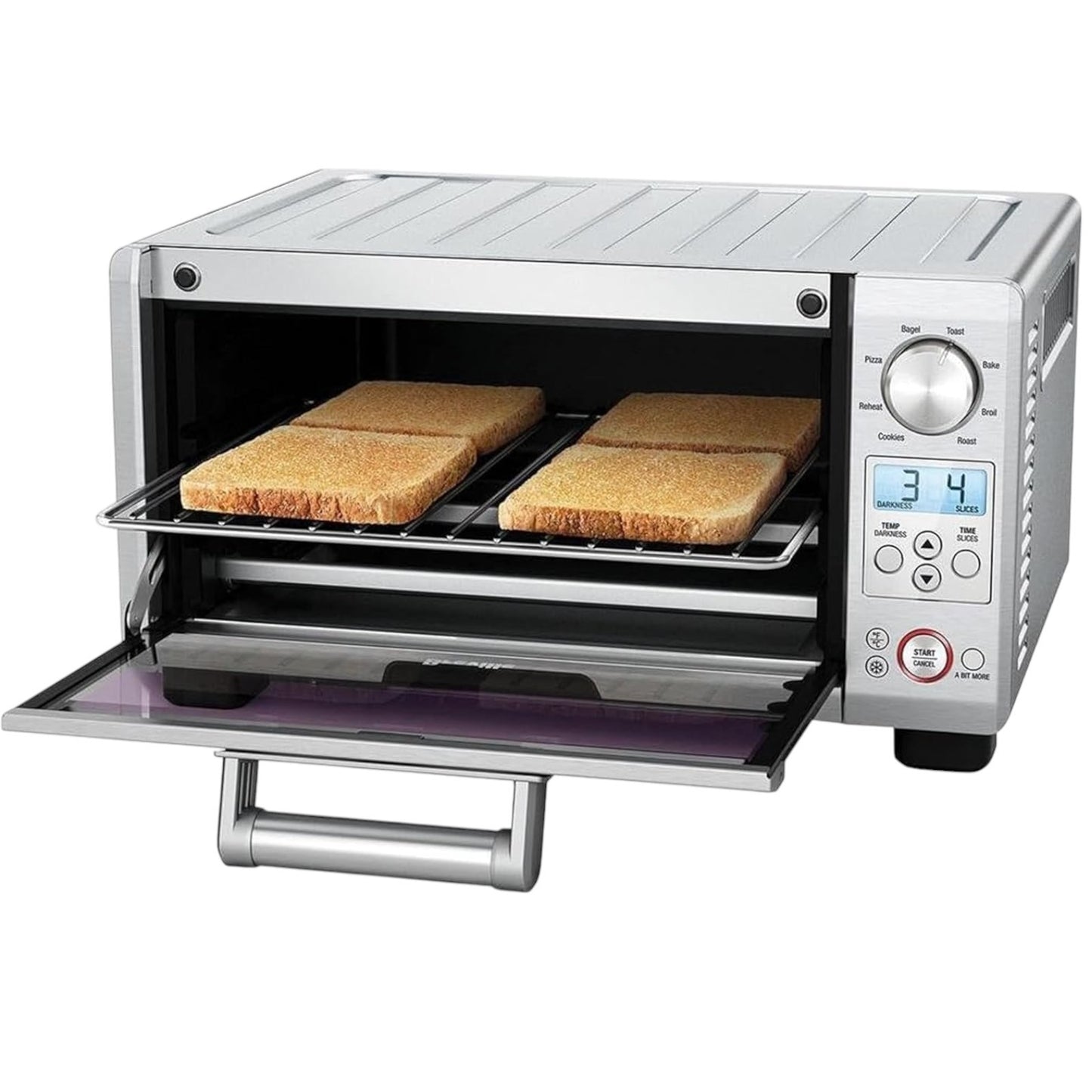 Brand New Breville 1800W Mini Smart Toaster Oven Stainless Steel BOV450XL