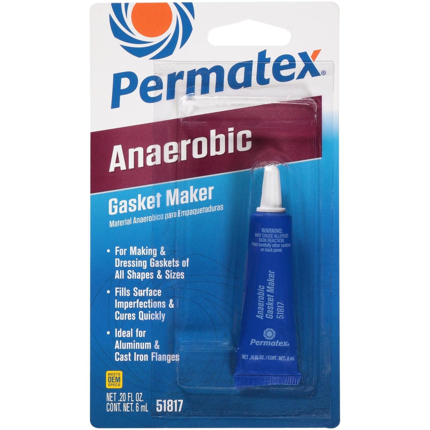 Permatex 51845-10PK Anaerobic Gasket Maker - 300 ml Cartridge, (Pack of 10)