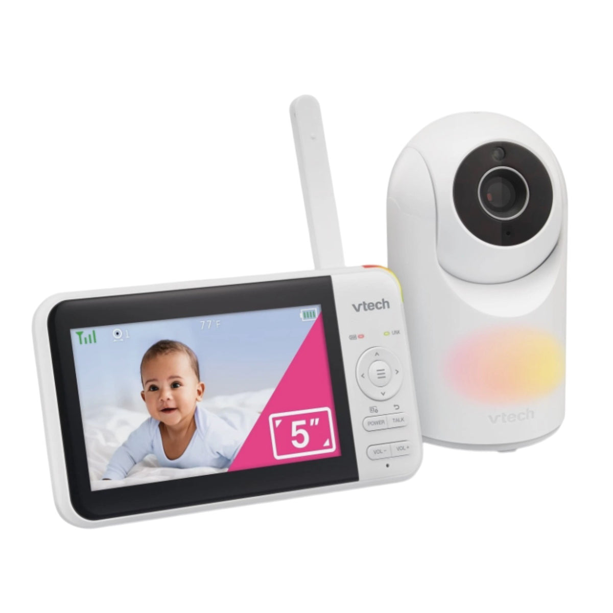 VTech VM5267 5" Digital Video Baby Monitor w Pan & Tilt Camera - 1000 Feet Range