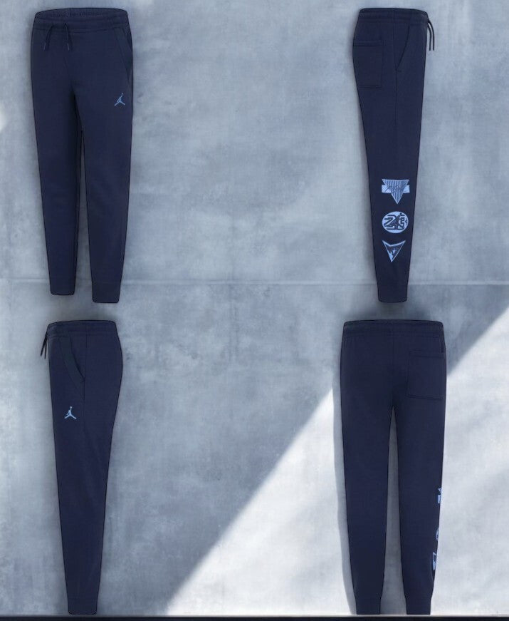 Junior Jordan See Me Shine Boy's Navy Pants,Midnight Navy