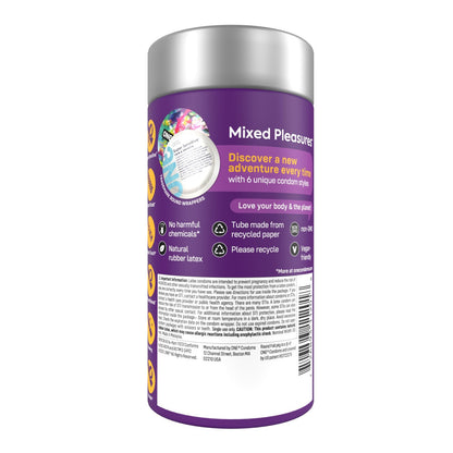 ONE® Condoms Mixed Pleasures™ | Variety Condom Pack | Thin Condoms, Glow in The