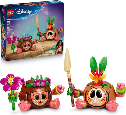 Lego Disney Moana Kakamora Building Toy, 407 Pieces, Posable Characters with