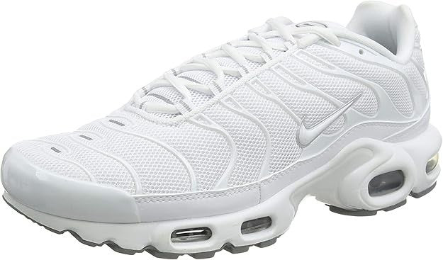 Nike Air Max Plus | Triple White, Black. Cool Grey | 604133-139 | Men's Retro