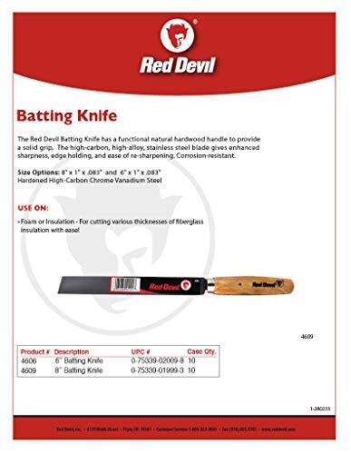 Red Devil Batting Knife