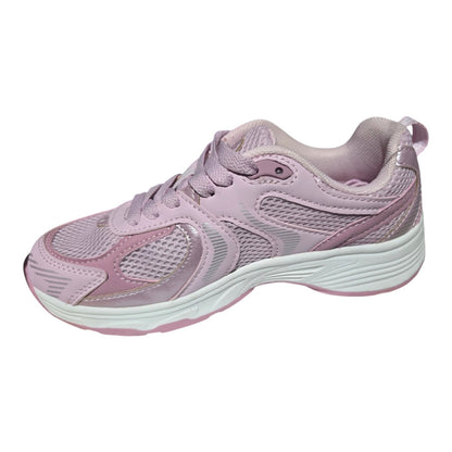 Nautica Girls White and Pink Sneakers - Monroe KN10771S - Missy Athletic -