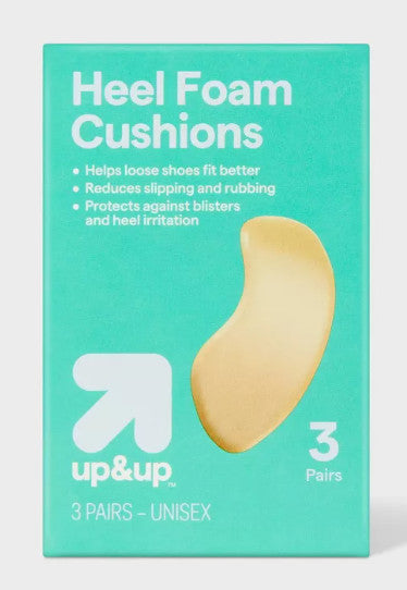 Back of Heel Cushion Khaki - 3 Pair