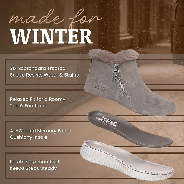 Women's Boots Skechers Relaxed Fit: Wilshire Blvd - Fresh Zip