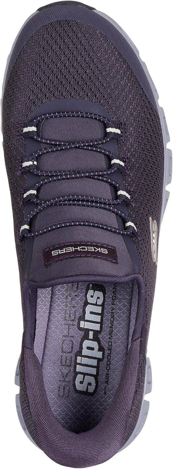 SKECHERS  Slip-ins Glide -Step Vibey Memory Foam Washable Vegan - Plum - 104557