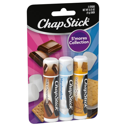 S'More Collection Variety Pack Lip Balm Tube, Lip Care, 0.15 Ounce (Pack of 3)