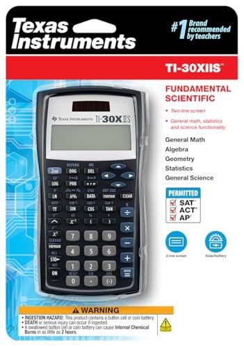 Texas Instruments TI-30X IIS 2-Line Scientific Calculator