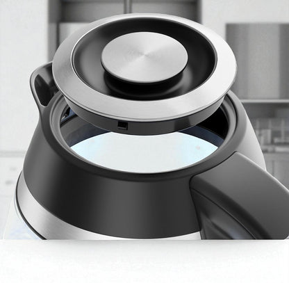 1.8L Electric Kettle, 1500W Fast Boil, Borosilicate Glass, Auto Shutoff,BPA Free